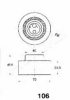 NISSA 1307057J10 Tensioner, timing belt